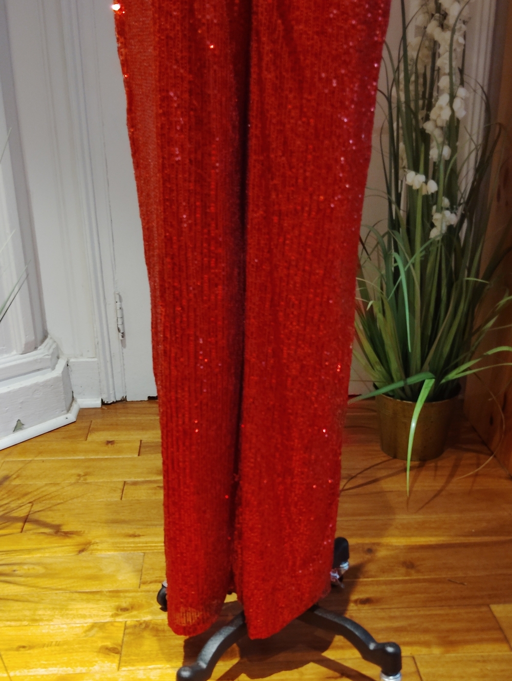Crystal Sky Sequinned One Shoulder Jumpsuit NEW - Picture 9 of 14